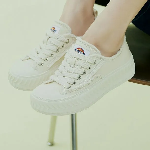 Dickies Canvas Shoes Women's Low Top Beige-5