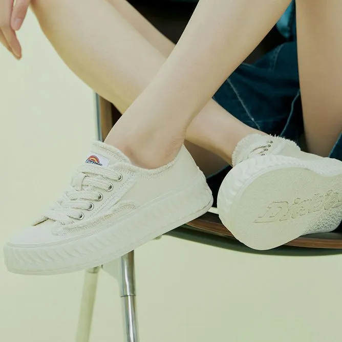 Dickies Canvas Shoes Women's Low Top Beige-8