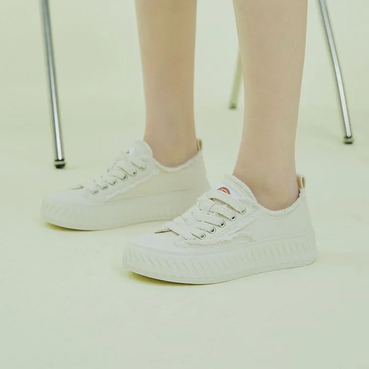 Dickies Canvas Shoes Women's Low Top Beige-6
