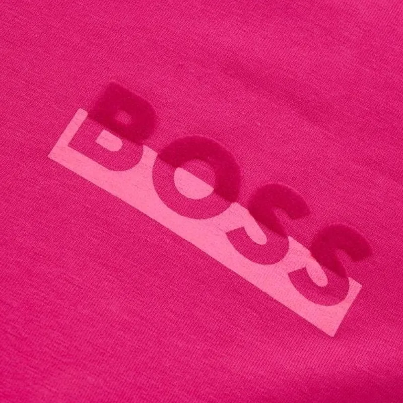 HUGO BOSS Logo Printed Crewneck T Shirt-2