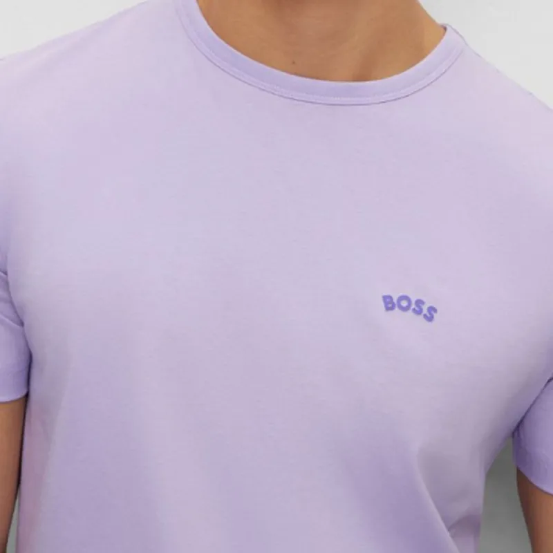HUGO BOSS T-Shirts Men Light Purple-4