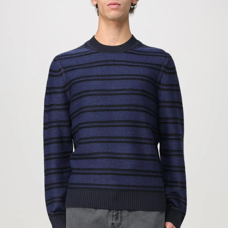 HUGO BOSS Amodero Striped Knit Jumper-1