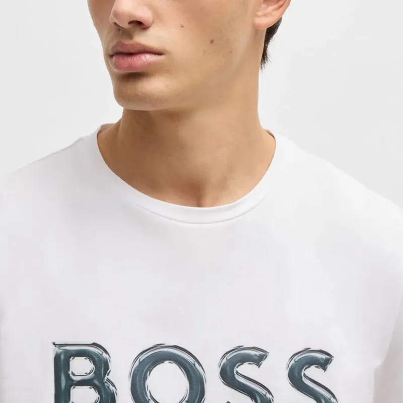 HUGO BOSS Logo print T shirt-1