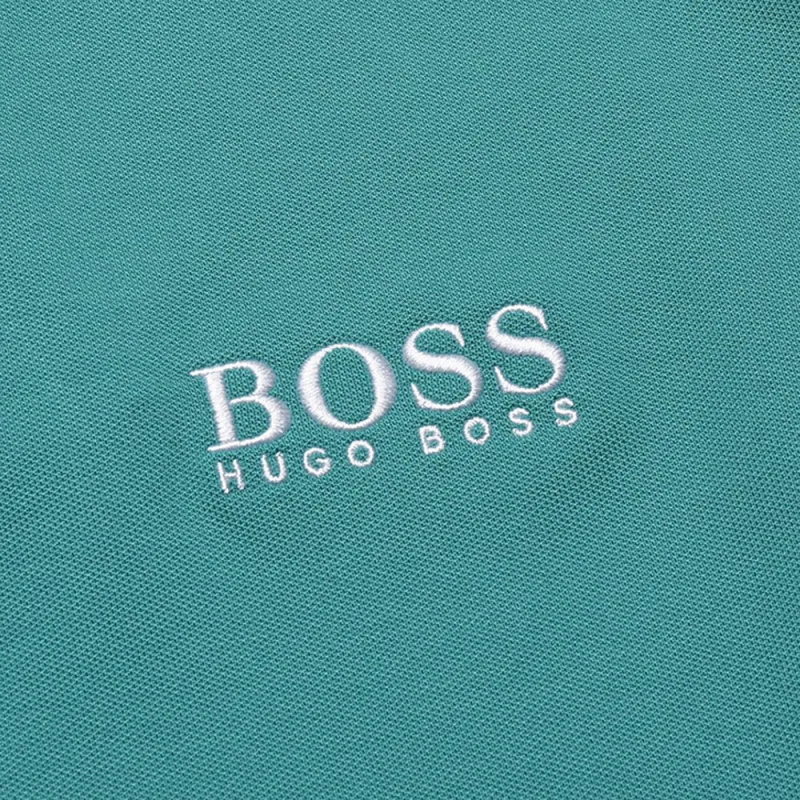HUGO BOSS Polo Shirts Men Turquoise-2