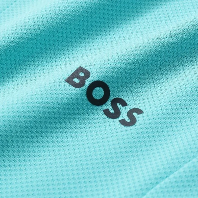 HUGO BOSS Polo Shirt Slim Fit Men's Lake Blue-2