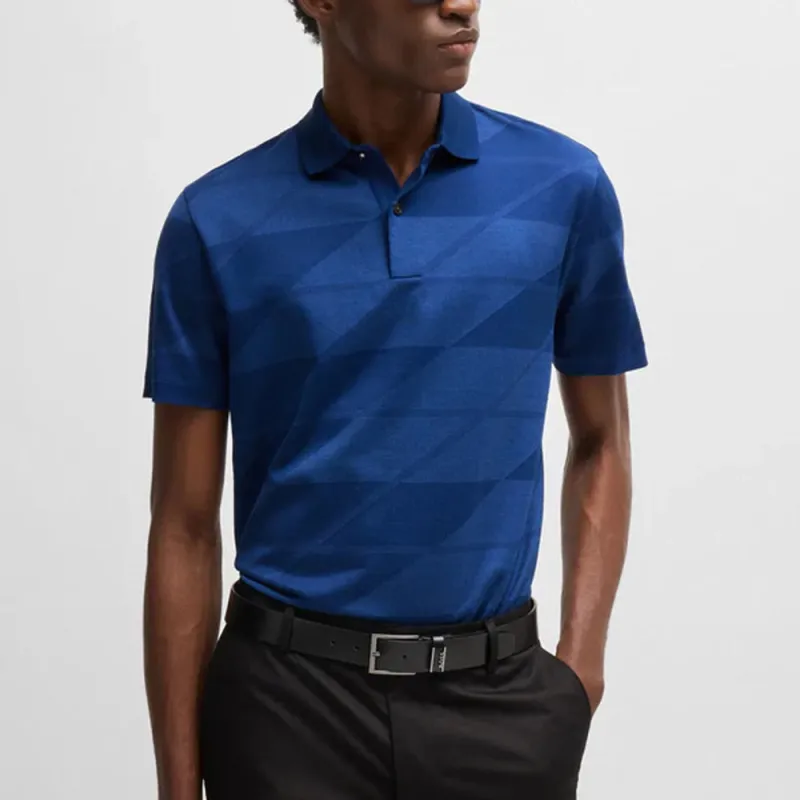 HUGO BOSS FW24 Polo Shirt Men's Blue-2