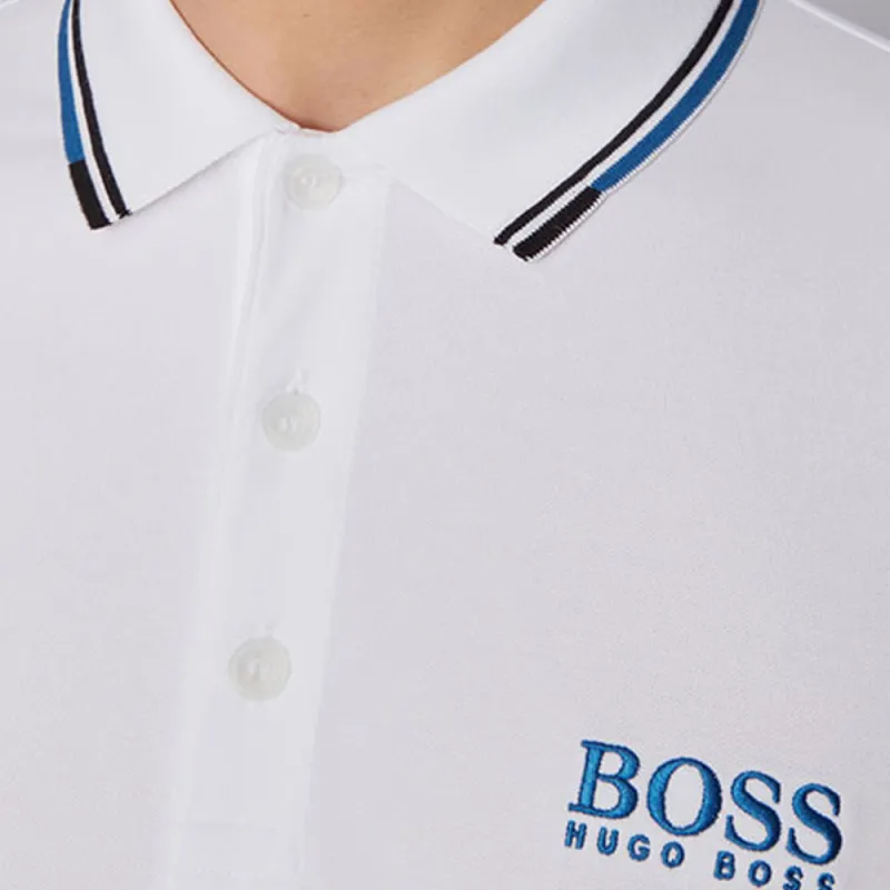 HUGO BOSS Polo Shirts Men White-4