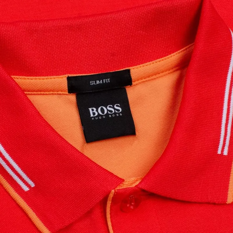 HUGO BOSS Polo Shirts Men Red-2