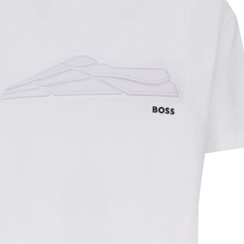 HUGO BOSS Logo Printed Crewneck T Shirt-2