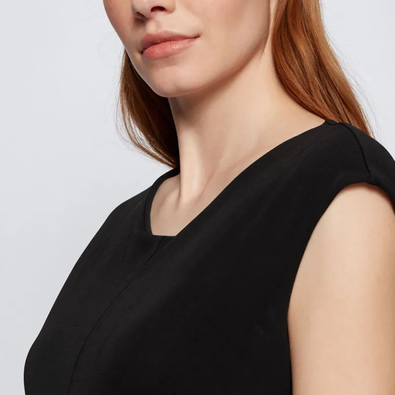 HUGO BOSS Sleeveless Dresses Women's Black-3