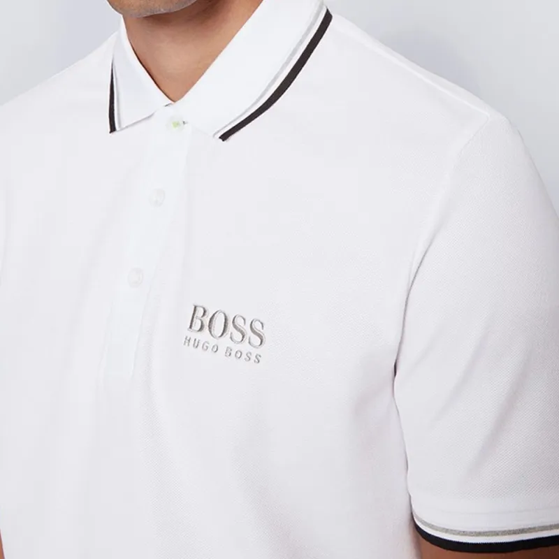 HUGO BOSS Polo Shirts Men White-4