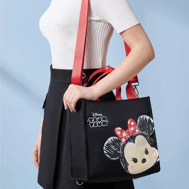 Disney Polyester Shoulder Bag Unisex Black/Green-1
