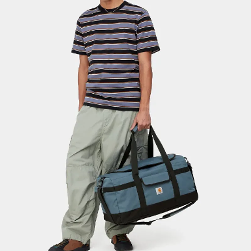 Carhartt WIP Canvas Luggage Bag Canvas Bag Crossbody One Shoulder Handbag Regular Men's Blue-3