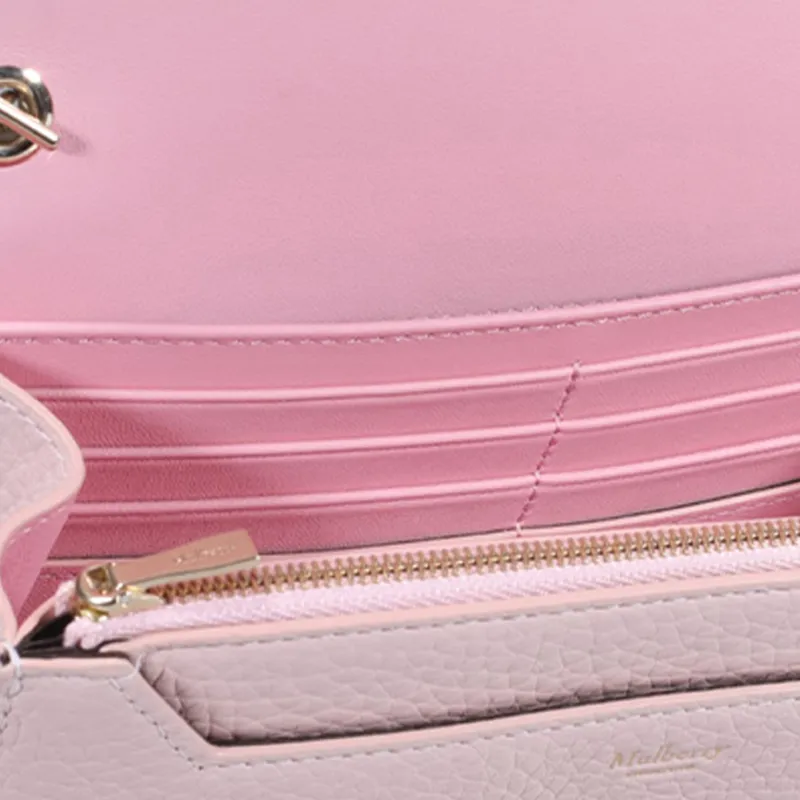 Mulberry Darley Calfskin Shoulder Bag Crossbody Bag Women's Pink-4