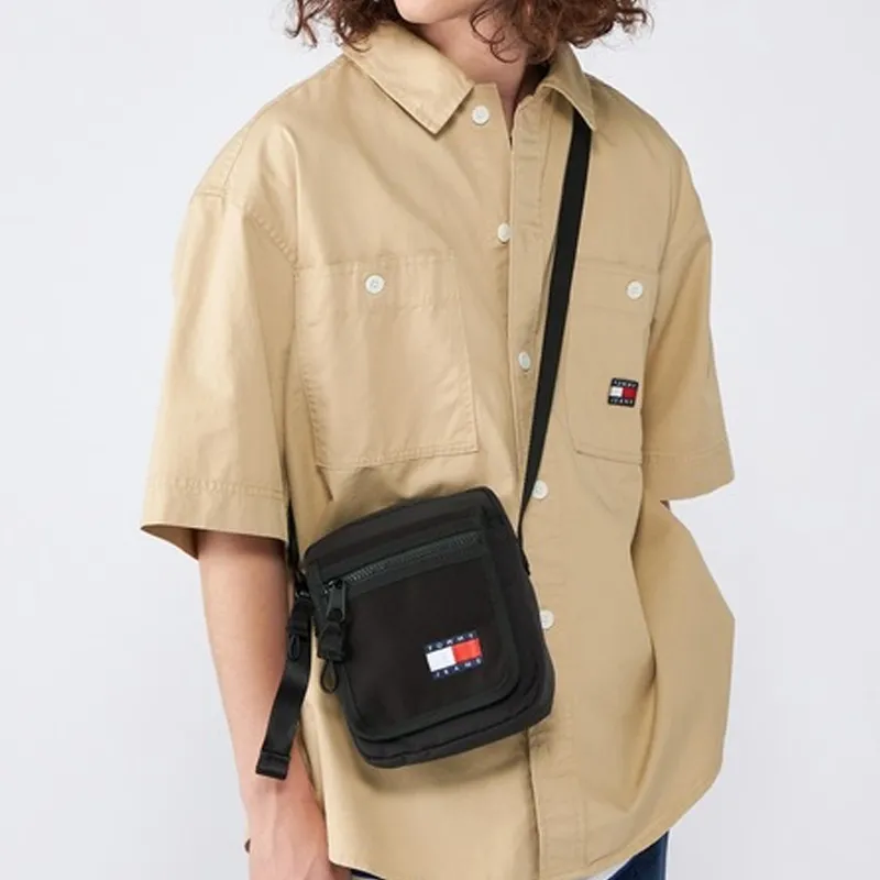 Tommy Hilfiger Polyester Shoulder Bag Regular Men's Black-4
