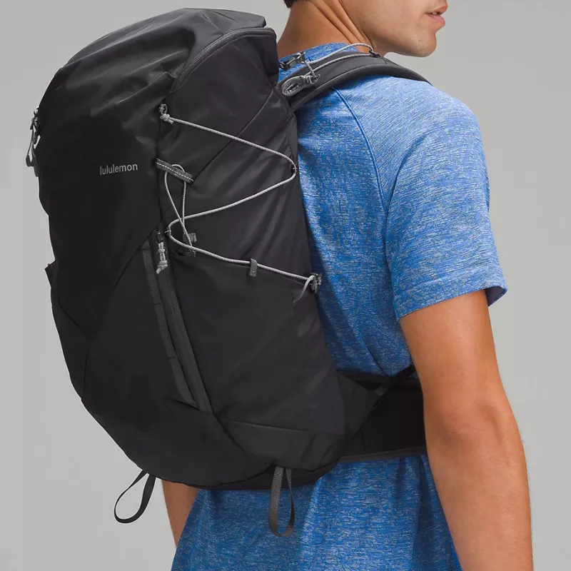 Lululemon Nylon Backpack Regular Unisex Black-3