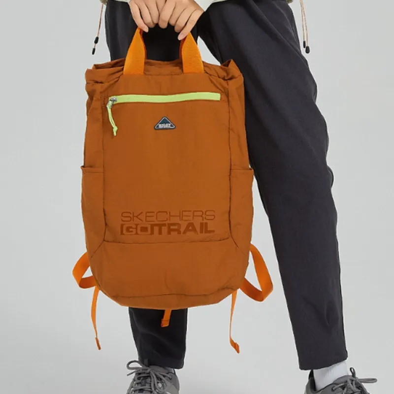 Skechers Fabric Portable Backpack Regular Unisex Orange-3