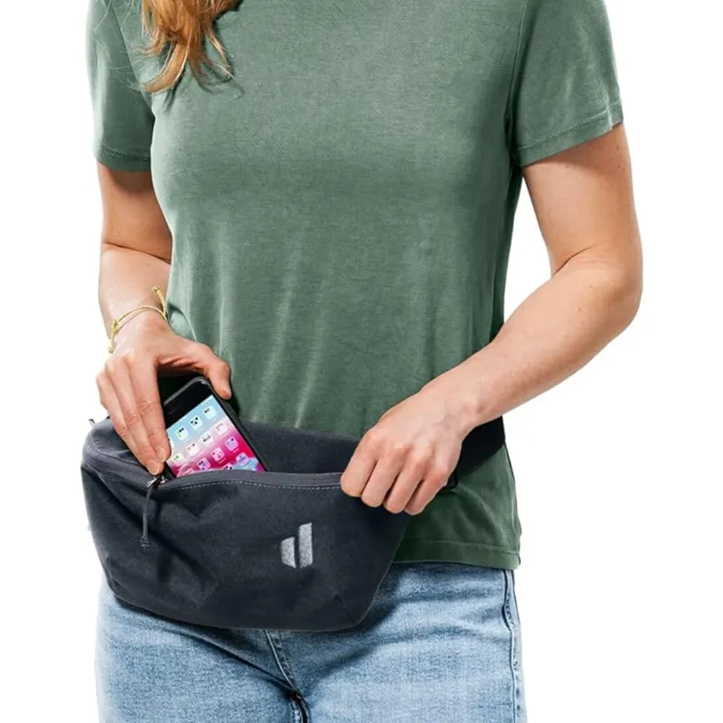 DEUTER Polyetherketone Fanny Pack Regular Unisex Black-3