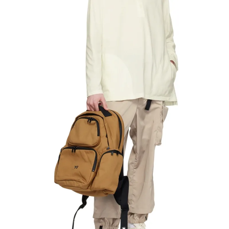 Adidas Y 3 Backpack Brown Desert-4