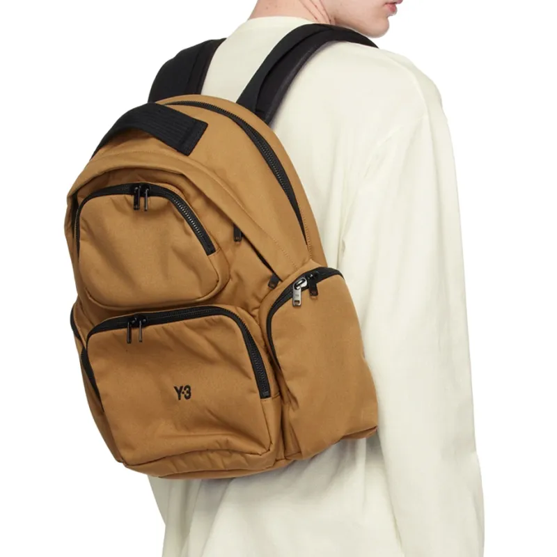 Adidas Y 3 Backpack Brown Desert-3