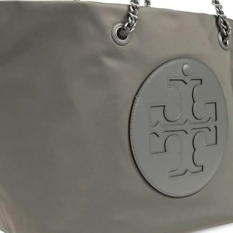 TORY BURCH Ella Chain Bag Stone-4
