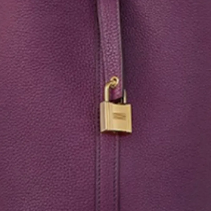 HERMES Picotin Lock Maurice Bullock Leather Bucket Bag Handbag 22 Women's P9 Anemone Sea Anemone Purple-6