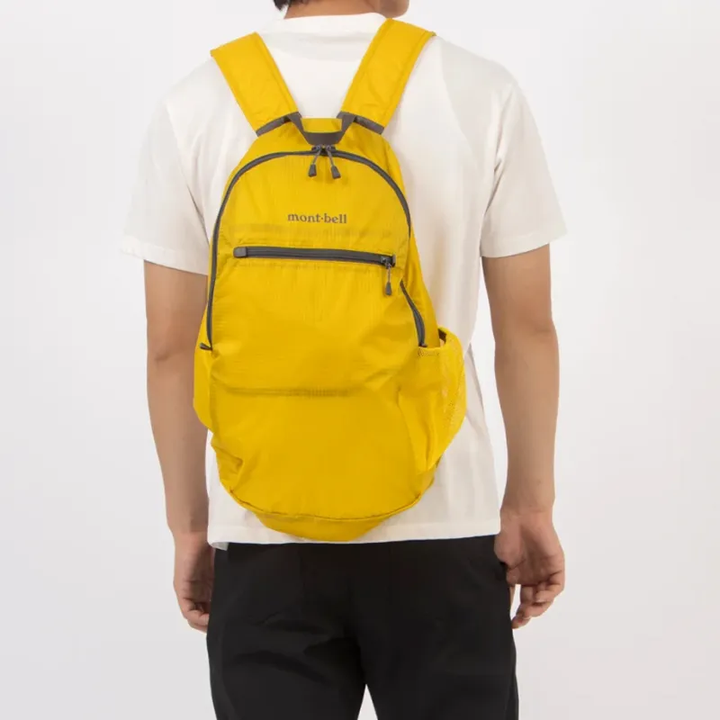 MONTBELL Nylon Backpack Regular Unisex Mustard Yellow-6
