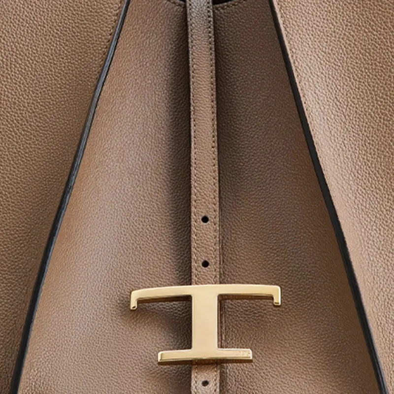 TOD'S Leather One Shoulder Handbags Women's Brown-3