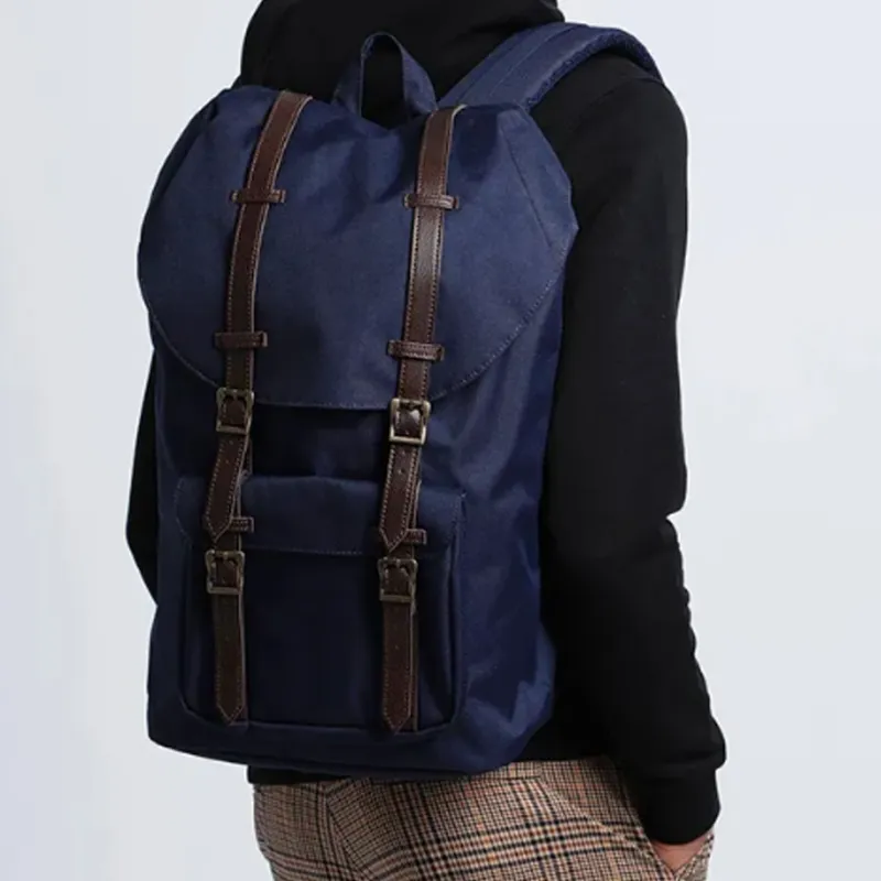 Herschel Polyester Backpack Regular Unisex Dark Blue-4