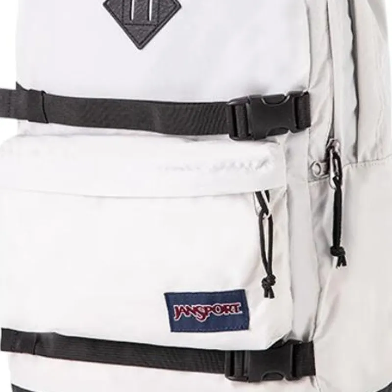 JanSport Polyester Backpack Medium Size Unisex Early Snow-4