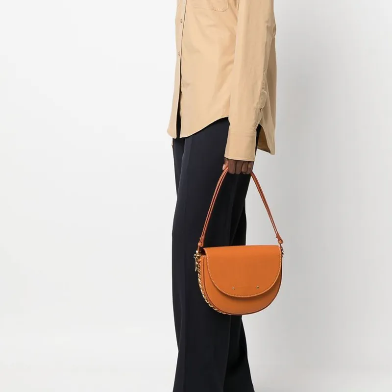 Stella McCartney Frayme Chain Detailed Shoulder Bag-4