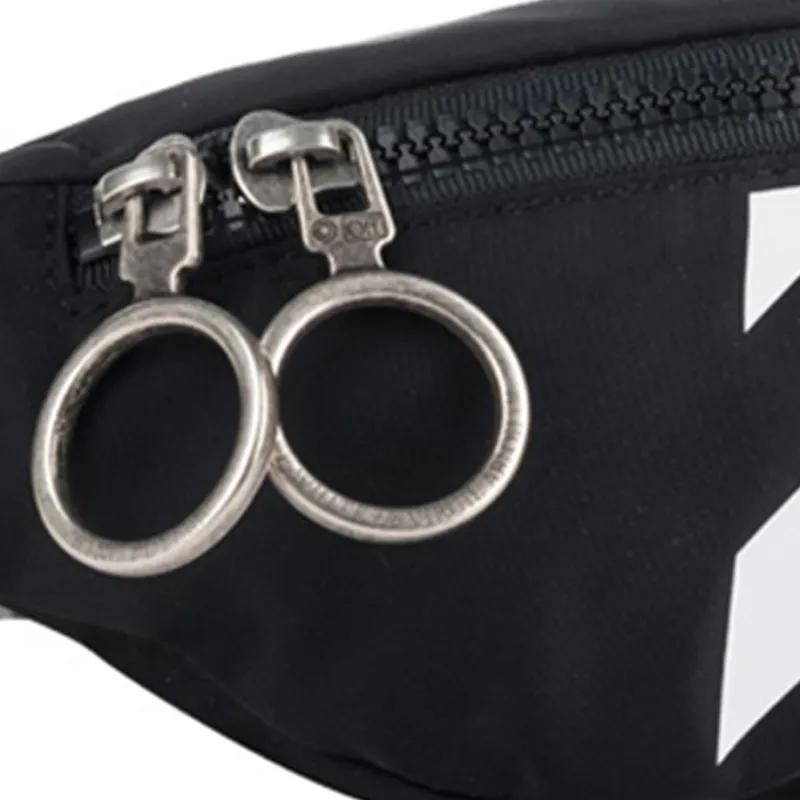 OFF WHITE Polyamide Fanny Pack Regular Men's Black-4