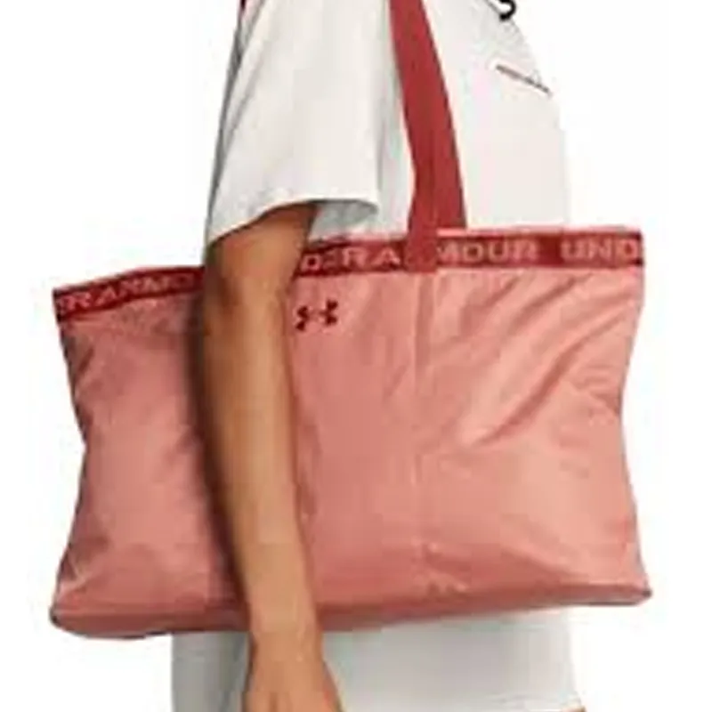 Under Armour Polyamide Tote Bag Shopping Bag Handbag Shoulder Bag Women's Rose Red-4