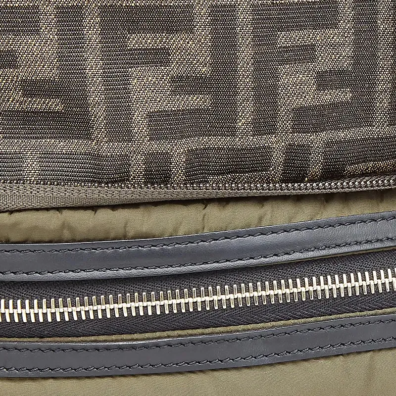 FENDI Nylon Backpack Men's Green-3