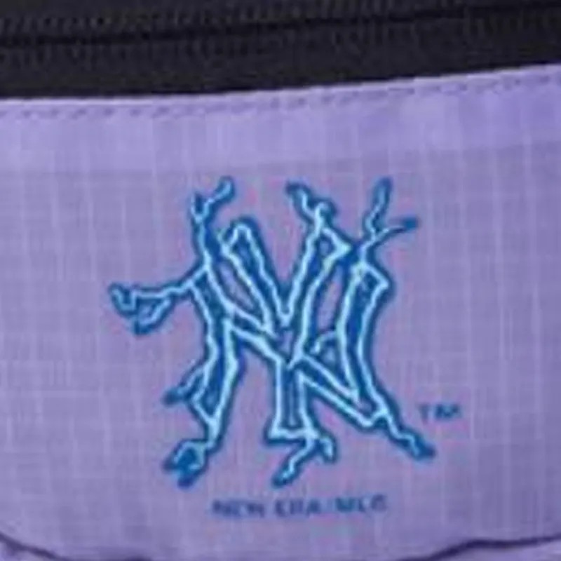 New Era × MLB Collaboration Fabric One Shoulder Crossbody Fanny Pack Regular Unisex Purple-3