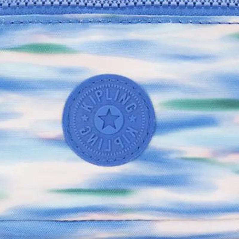 Kipling Recycled Polyester Toiletry Bag Small Size Women's Light Blue-4