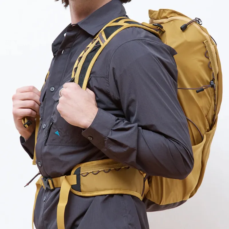 KLATTERMUSEN Polyamide Outdoor Hiking Bag Backpacks Unisex Gold-3