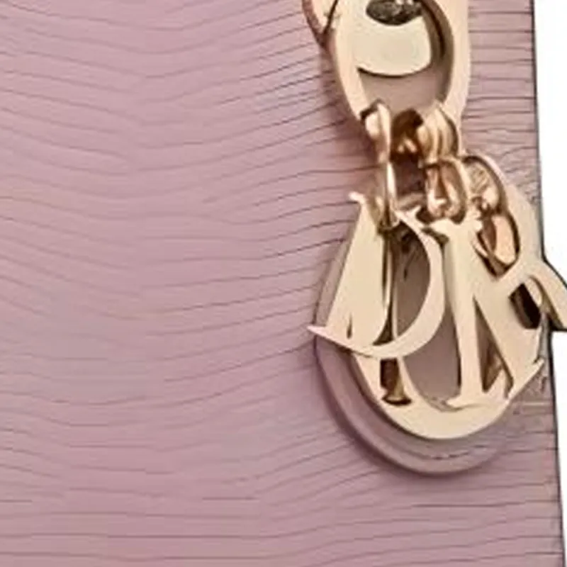 DIOR Lady Dior Lizard Skin Lady Dior Bag, Shoulder Bag, Crossbody Bag, Handbag Mini Women's Begonia Pink-3