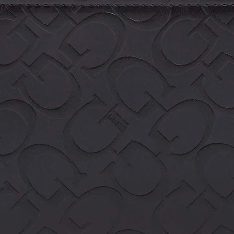 GUESS Artificial Leather Wallet Men's Black-4