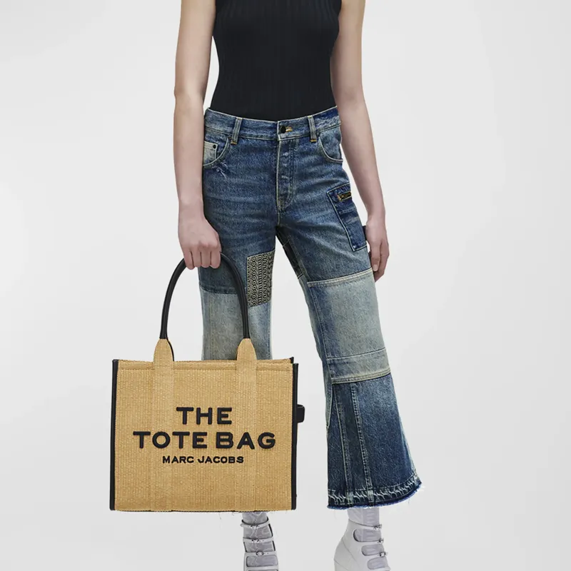 MARC JACOBS Polypropylene Pp Tote Bag, Shopping Bag, Handbag Tubas Women's Natural-3