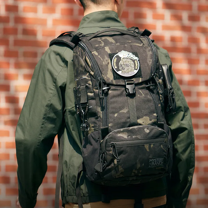 MYSTERY RANCH Cougar Nylon Backpack Regular Unisex Black Camouflage 14/Black Camouflage 24-1