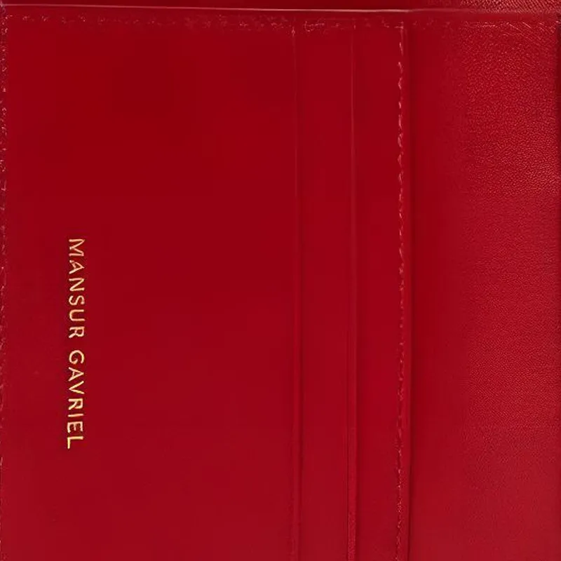 MANSUR GAVRIEL Leather Wallet Women's Black-4