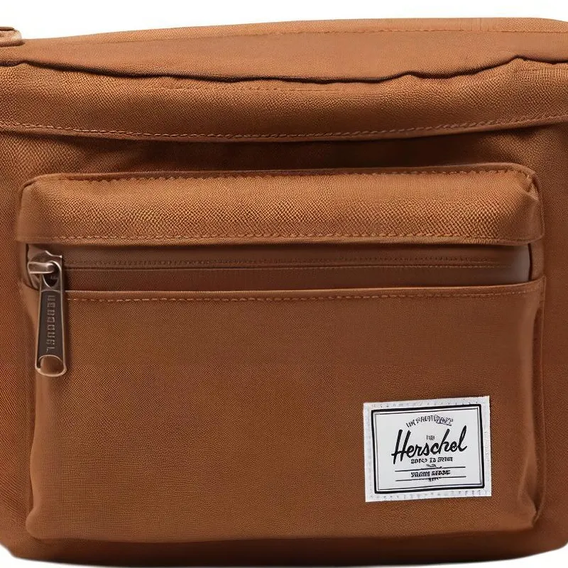 Herschel Recycled Material Sling Bag, One Shoulder, Crossbody, Fanny Pack Regular Unisex Eraser Brown-4
