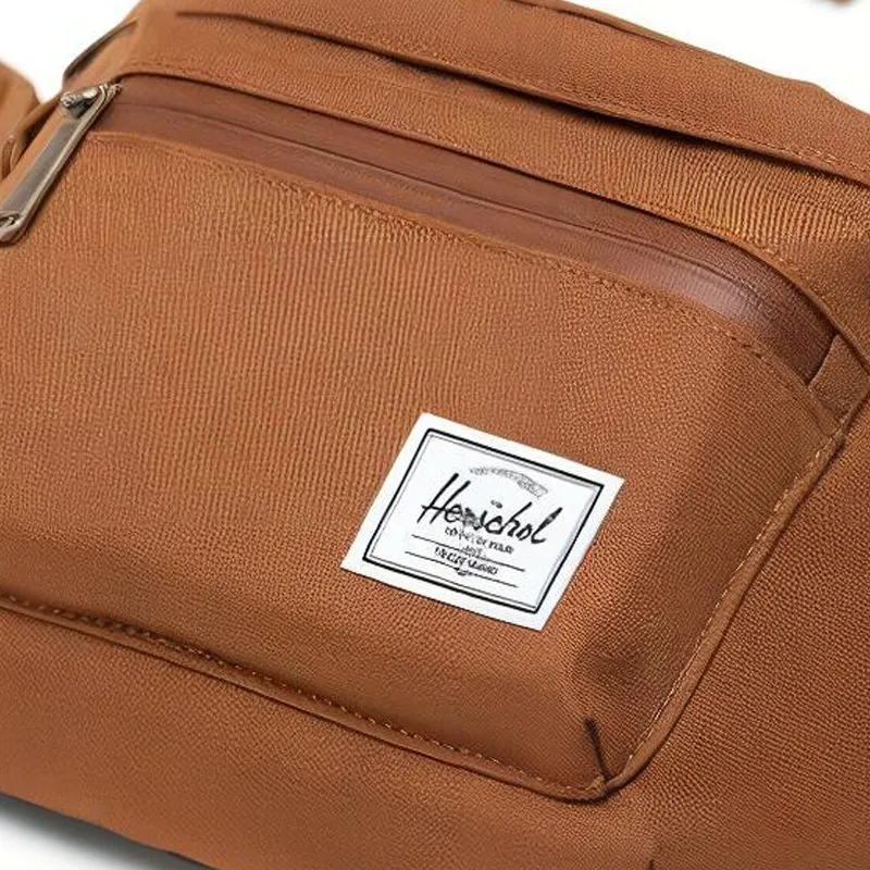 Herschel Recycled Material Sling Bag, One Shoulder, Crossbody, Fanny Pack Regular Unisex Eraser Brown-3