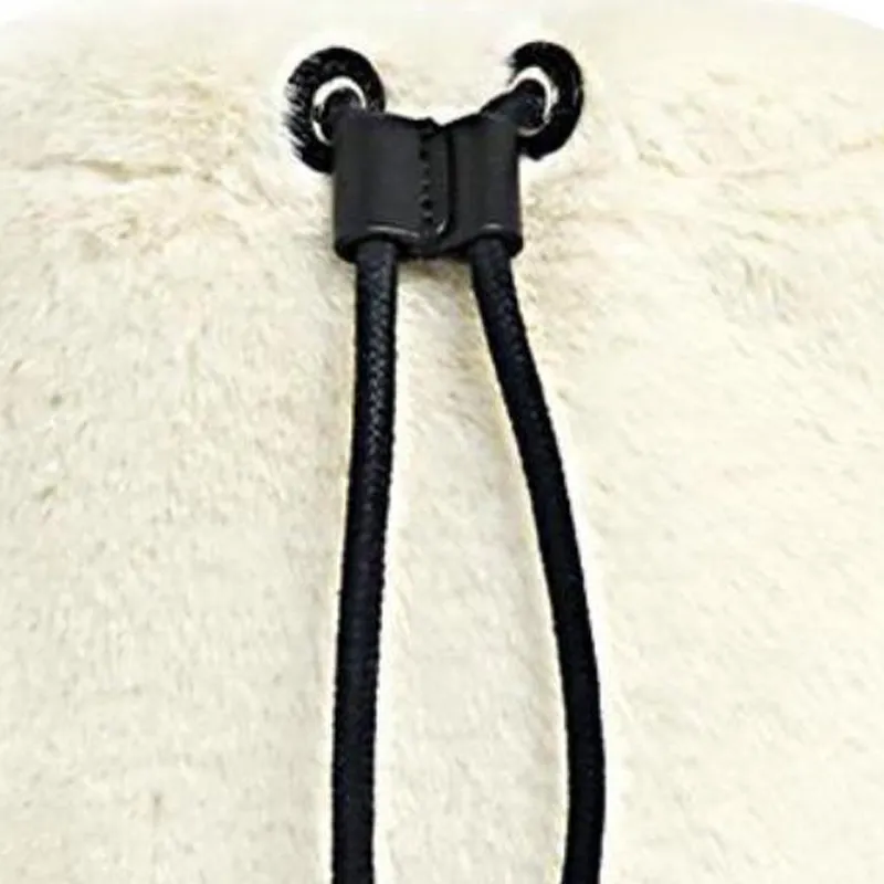 Furla Polyester Clutch Trumpets Women's White-1