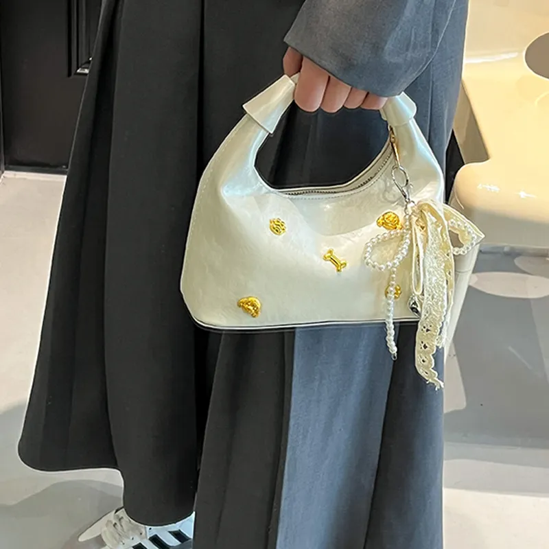 Meow In The Grass PU Handbag Regular Women's Multicolor-1