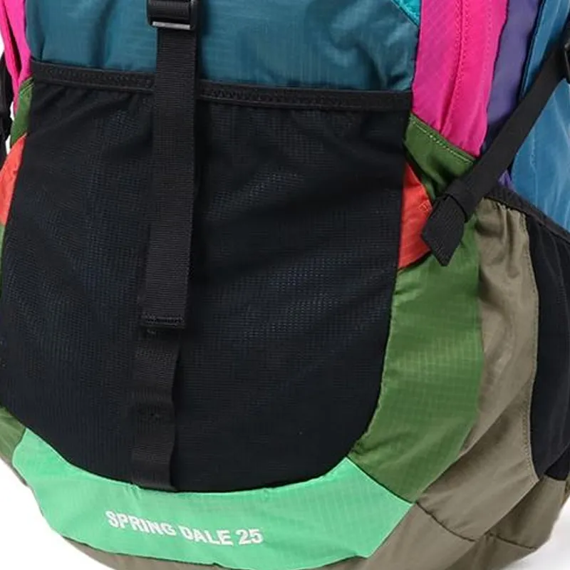 CHUMS Nylon Backpack Unisex Blue & Multicolor-2