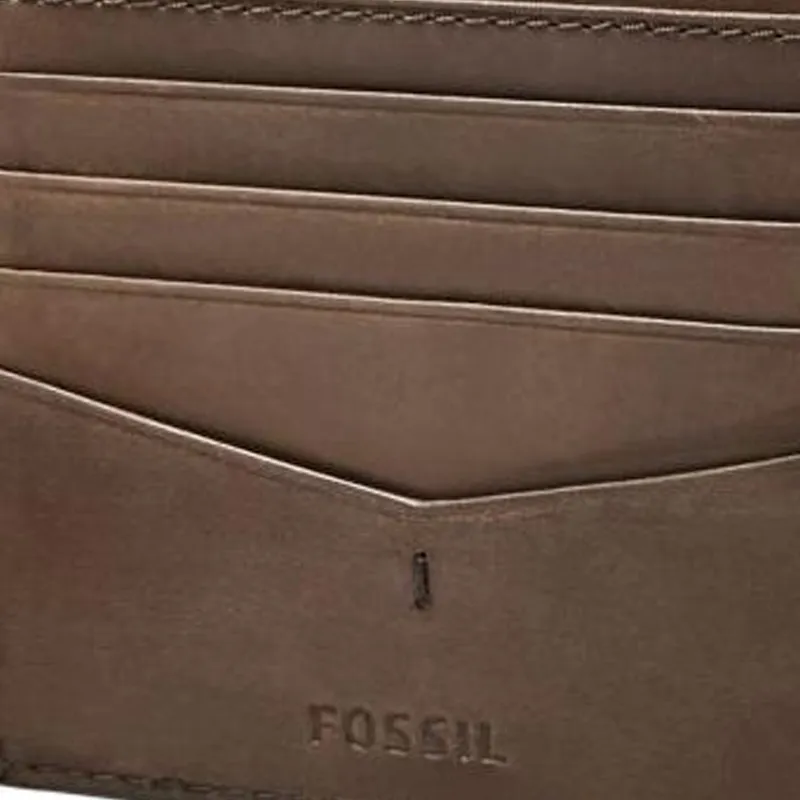 FOSSIL Leather Wallet Regular Men's Brown-2