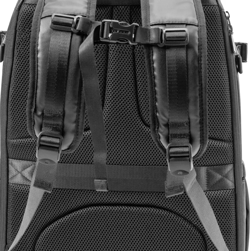 LARA STAR PVC Polyvinyl Chloride Membrana Dermalis Backpack Regular Men's Black-6