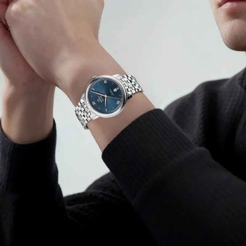 OMEGA Men Elegant Saucer Series Watch-4